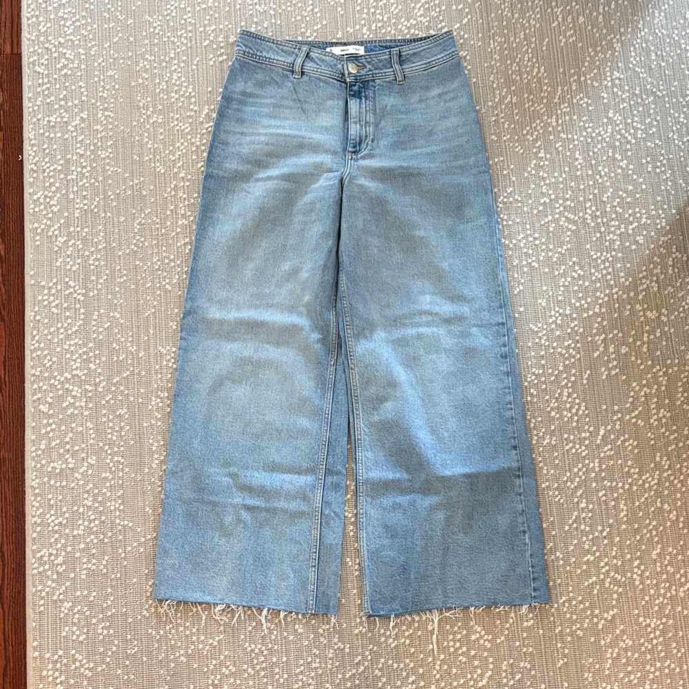 Mango Light Blue Flare Jeans